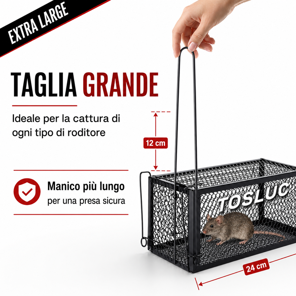 🍦GABBIA CON ESCA AROMATIZZATA ALLA VANIGLIA INCLUSA