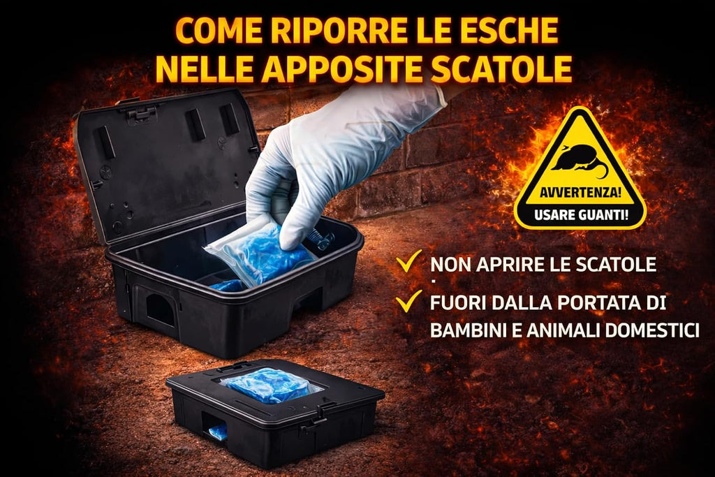 🛡️ TOSLUC – KIT 2 BOX EROGATORI GRANDI PER ESCHE RODENTICIDE