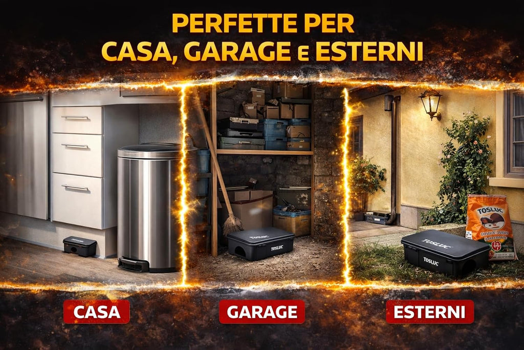 🛡️ TOSLUC – KIT 2 BOX EROGATORI GRANDI PER ESCHE RODENTICIDE